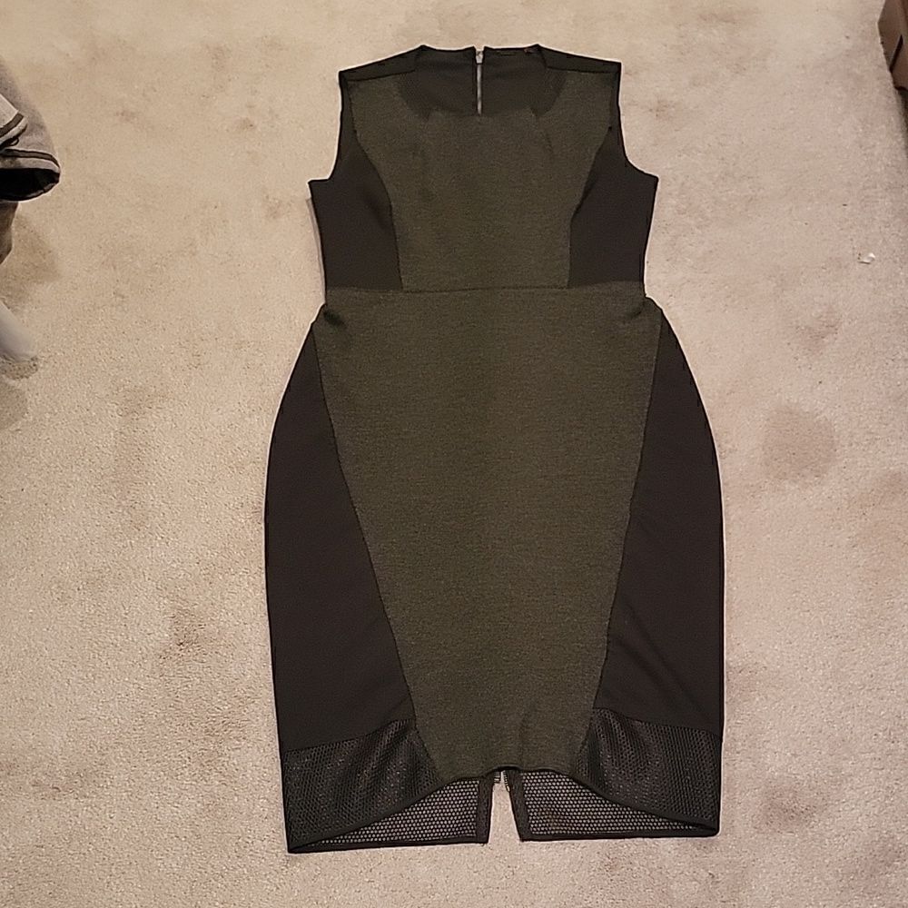 Elie Tahari black/Grey sheath dress